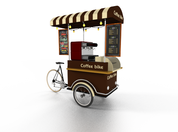 bicileta para venta de cafe