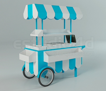 carrito para venta de dulces